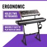 On Stage KS1365 Soporte Doble de Teclado Z