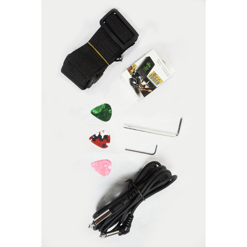 103-KEST2SB Pack Memphis Kest2sb  Guitarra Eléctrica 30" cadete con estuche y funda