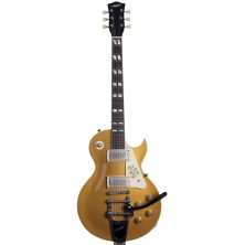 MAGA-ST-000279 Stanford CR Fleetwood Bullion Gold B7 Bigsby Guitarra Eléctrica