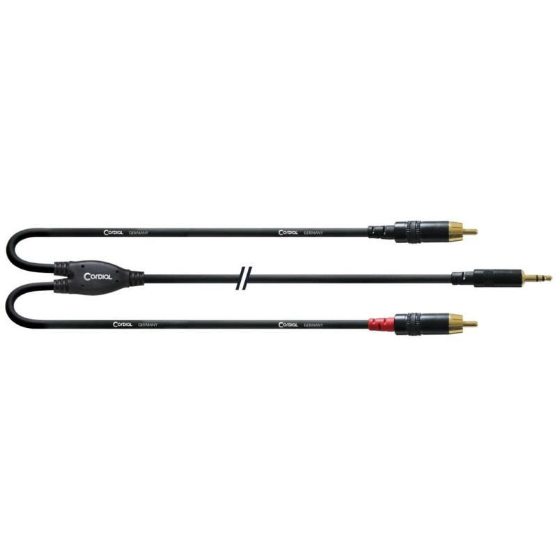 ECLCFY6WCC Cordial CFY6WCC Y Minijack Estéreo/2 RCA 6M Cable