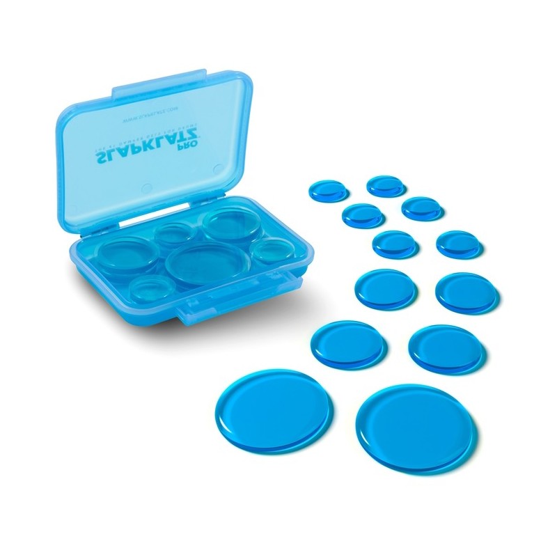 IBER-SLAP PRO-BI SlapKlatz PRO - 12 Gel Pads w/PRO case - Blue Ice