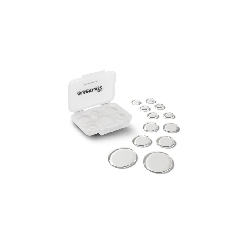 SLAP PRO-CL SlapKlatz PRO - 12 Gel Pads w/PRO case - Clear