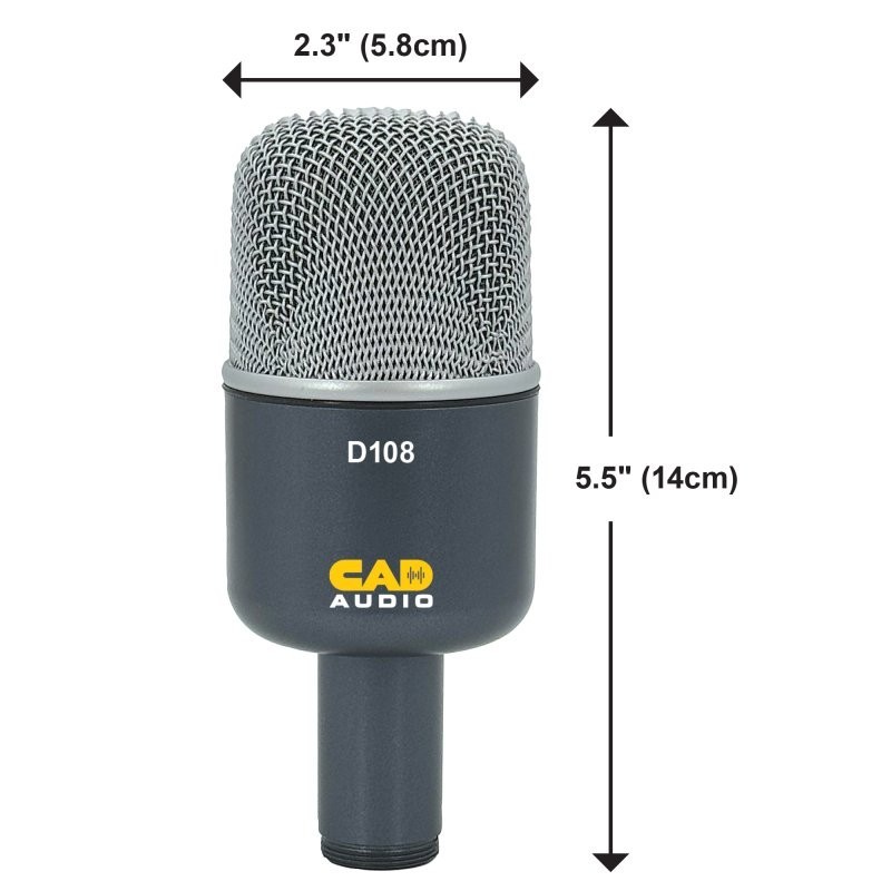D108 Cad Audio D108 Micrófono Dinámico Tambor