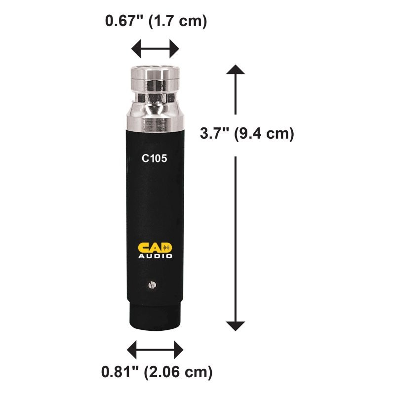 P245-C105 Cad Audio C105 Micrófono Condensador Platos