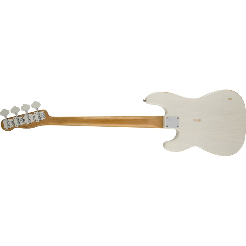 0138410701 Fender Artist Series Mike Dirnt Road Worn Precision Bass Series Rf White Blonde