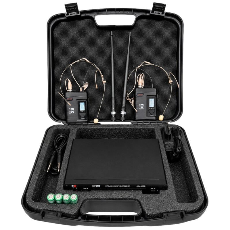 KELL-JRU680HD EK JRU680HD Sistema Inálambrico duo cabeza