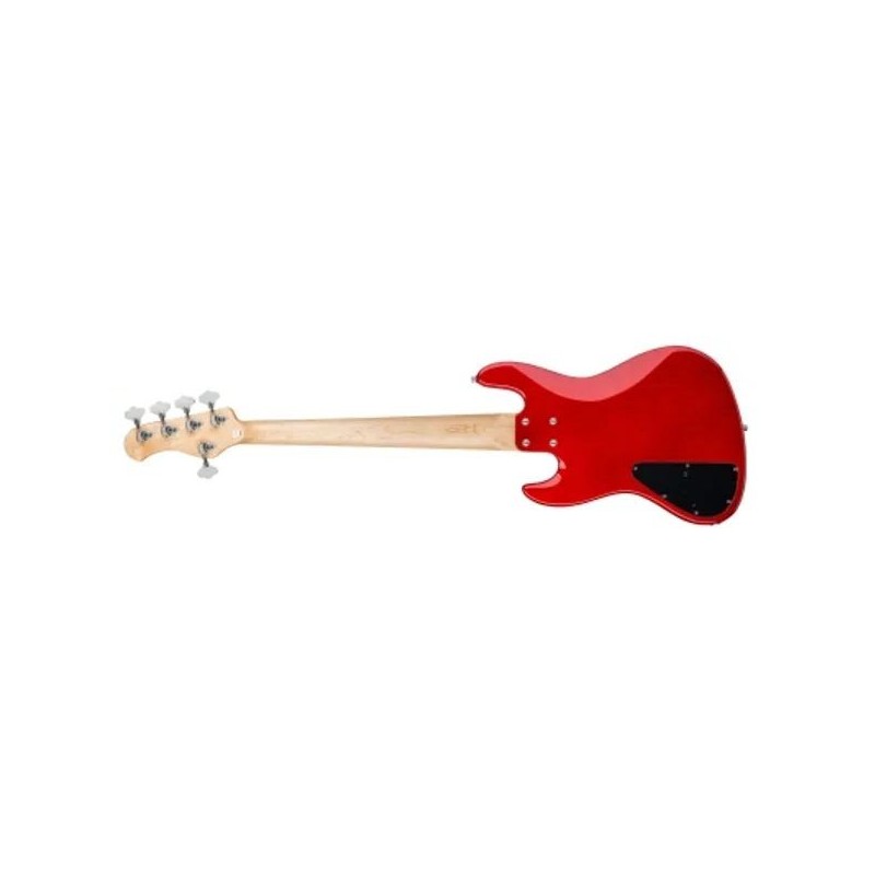 SME21HP531ROKUFR Sadowsky 21 Fret Hyprid PJ Morado 5-Cuerdas Solid Candy Apple Red Metallic High Polish