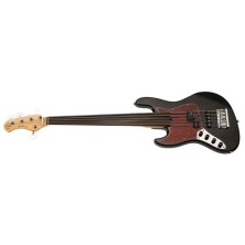 Sadowsky MetroExpress 21 Fret Hyprid PJ Morado 5 Fretless Zurdo Solid Black High Polish