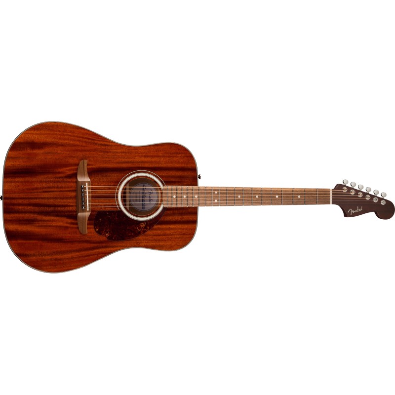 0974602521 Fender California Deluxe Redondo Mahogany Walnut Fingerboard Natural Guitarra Acústica