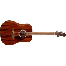 0974602521 Fender California Deluxe Redondo Mahogany Walnut Fingerboard Natural Guitarra Acústica