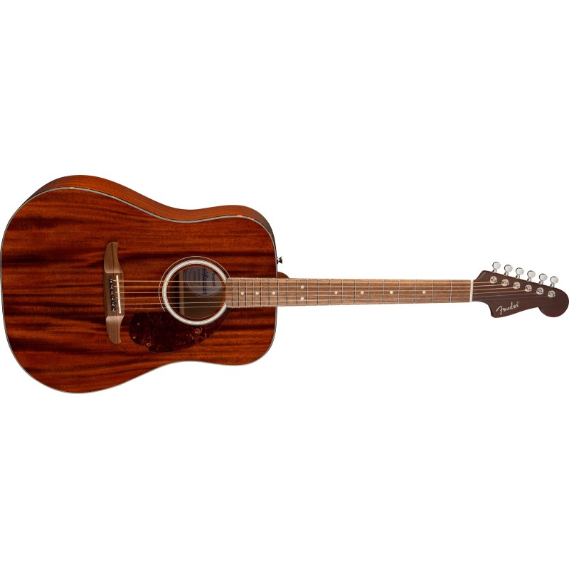 0974602521 Fender California Deluxe Redondo Mahogany Walnut Fingerboard Natural Guitarra Acústica