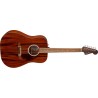 Fender California Deluxe Redondo Mahogany Walnut Fingerboard Natural Guitarra Acústica