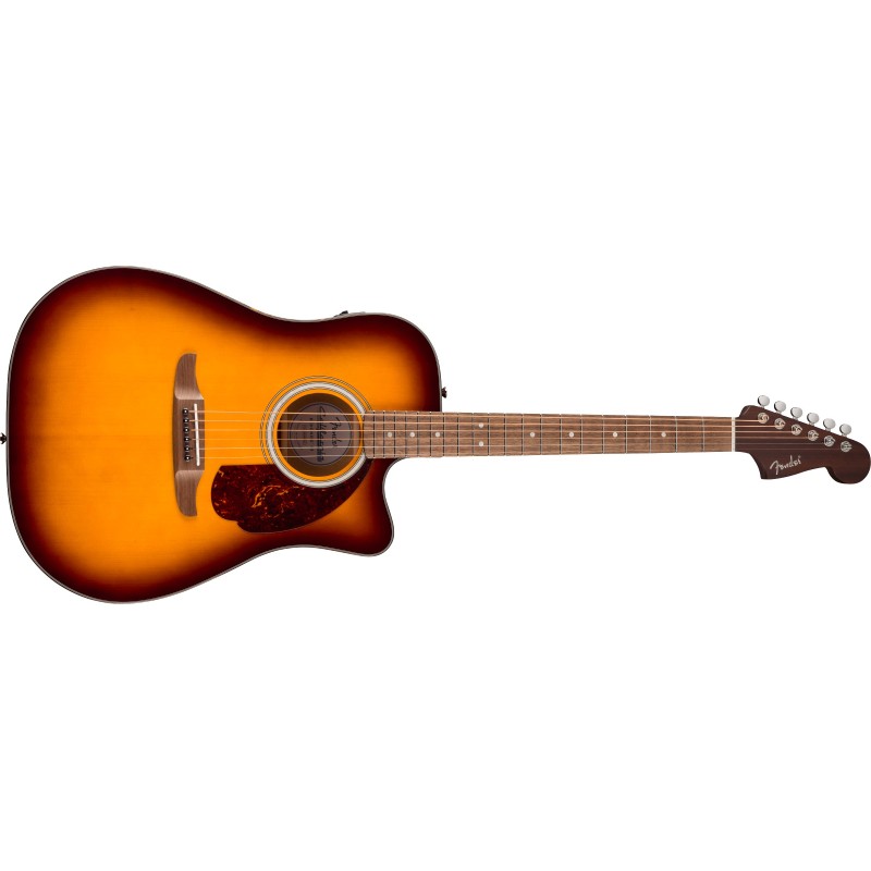 0974620542 Fender California Deluxe Redondo CE Honey Burst Guitarra Electroacústica