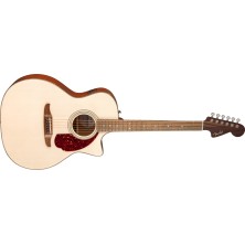 0974690501 Fender California Deluxe Redondo CE White Blonde Guitarra Electroacústica