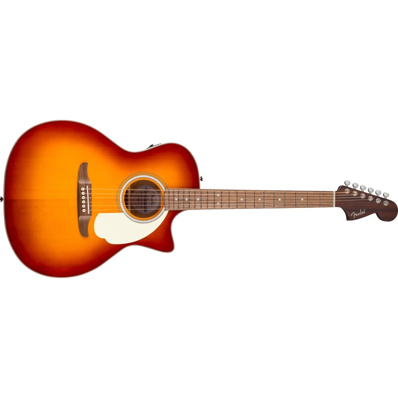 0974691547 Fender California Deluxe Newporter CE Sienna Sunburst Guitarra Electroacústica