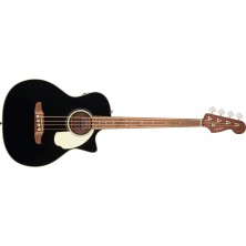 Fender California Deluxe Kingman Bass CE Black Bajo Electroacústico de 4 Cuerdas