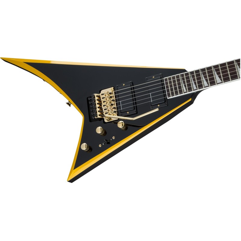 2913636598 Jackson X Series Rhoads RRX2 Black Yellow Guitarra Eléctrica