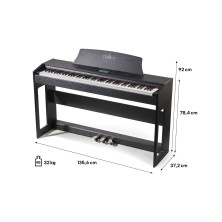 OLYAEVO#10 Feurich Olya Evo Black Piano digital Negro