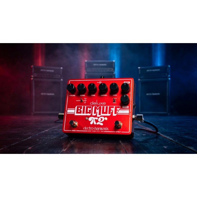 ZENT-DLX-BM2 Electro Harmonix Deluxe BIG MUFF 2 Fuzz Pedal de Guitarra