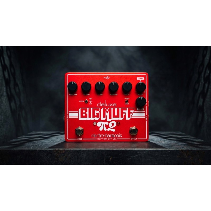 ZENT-DLX-BM2 Electro Harmonix Deluxe BIG MUFF 2 Fuzz Pedal de Guitarra