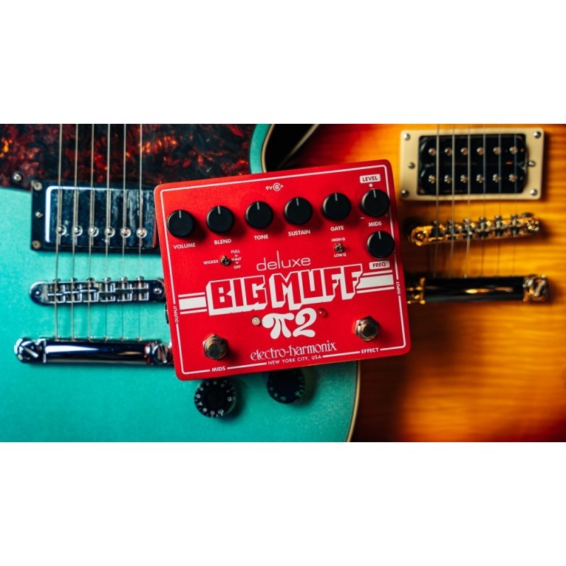 ZENT-DLX-BM2 Electro Harmonix Deluxe BIG MUFF 2 Fuzz Pedal de Guitarra