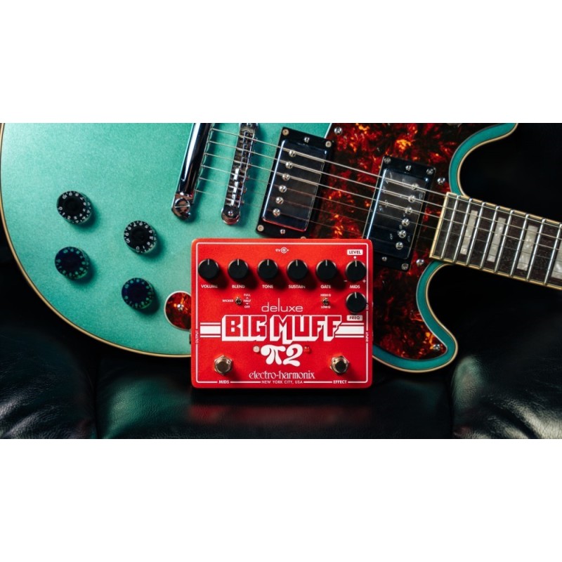 ZENT-DLX-BM2 Electro Harmonix Deluxe BIG MUFF 2 Fuzz Pedal de Guitarra