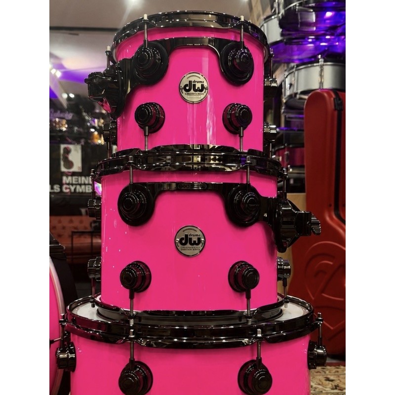 ROLA-DWCO333NEONHOTPINK DW Collector’s Series Batería Acústica Neon Hot Pink