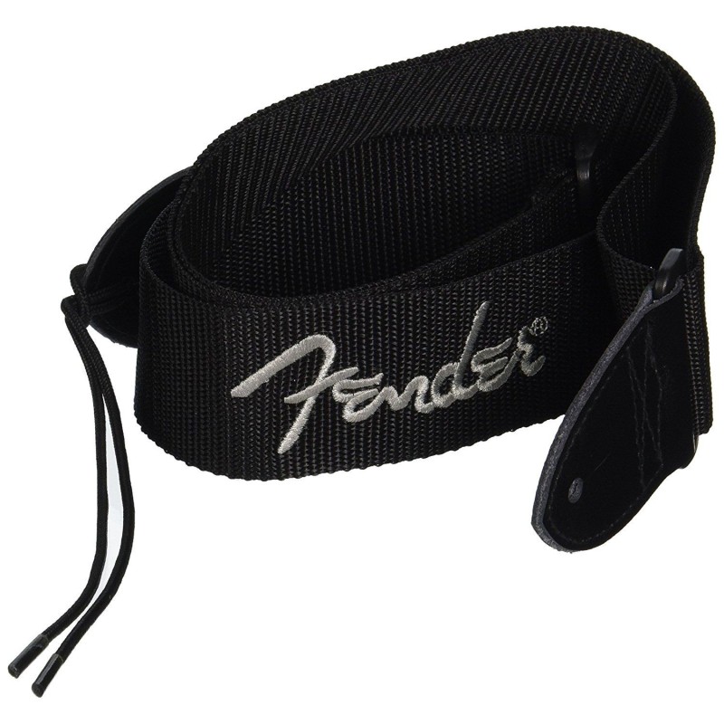 0990662043 Fender 2" Black Poly Correa Grey Logo Black