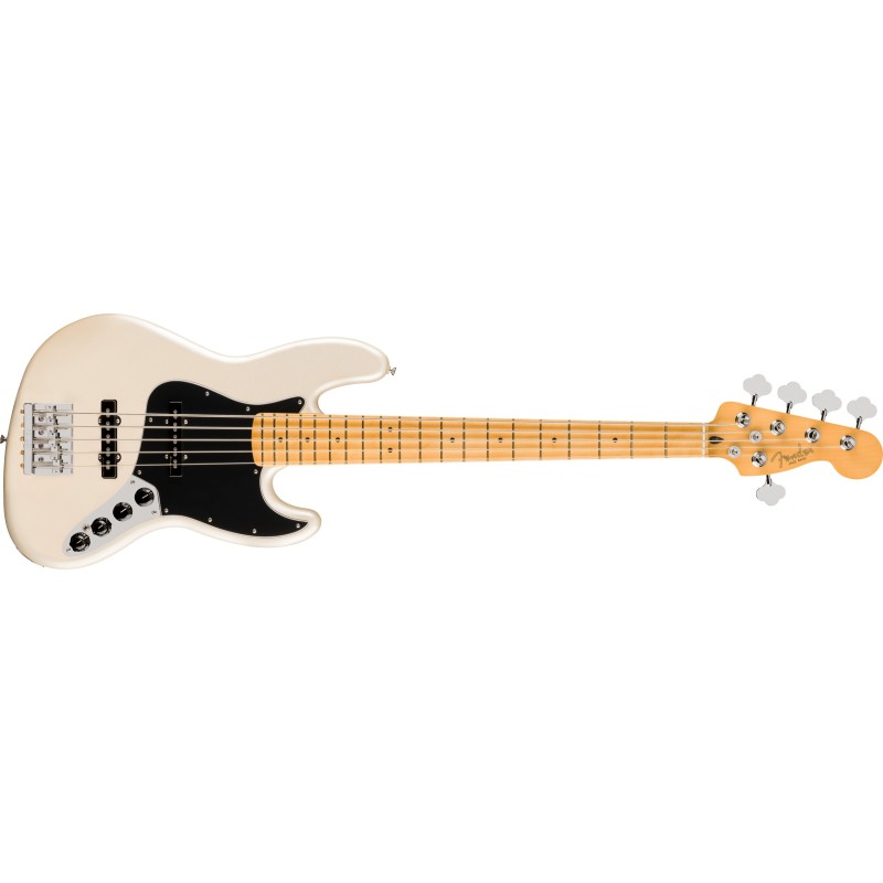 0147542323 Fender Player II Modified Active Jazz Bass V MN Olympic Pearl Bajo Eléctrico 5 Cuerdas