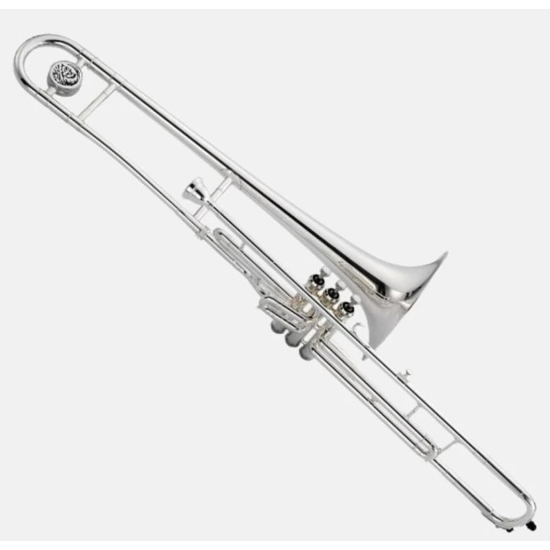 EURO-A36OL05FX JUPITER JTB720VS PLATEADO TROMBON PISTONES DO CON ESTUCHE
