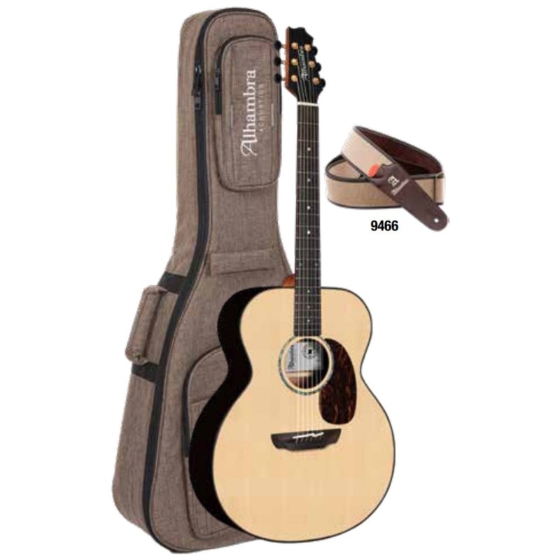 1122 V 9739 Alhambra AJ-SM E9 Jumbo Electrificada Fishman con funda