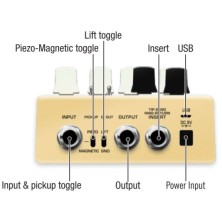E863E Nux NAP-5 Stageman Pedal previo para guitarra acústica