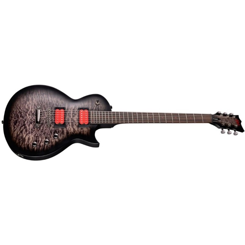 9610015E63002 ESP LTD BB-200 Baritona QM See Thru Black Sunburst Satin