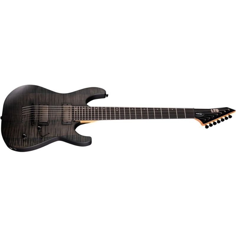 9610015E35049 ESP LTD M-207B Baritona DX See Thru Black Satin