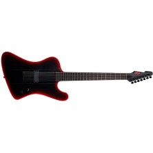 ESP LTD Phoenix 7B Black Metal II Black Red Burst Satin
