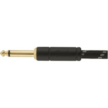 0990820093 Fender Deluxe Series Instruments Cable, Straight/Straight, 5', Black Tweed