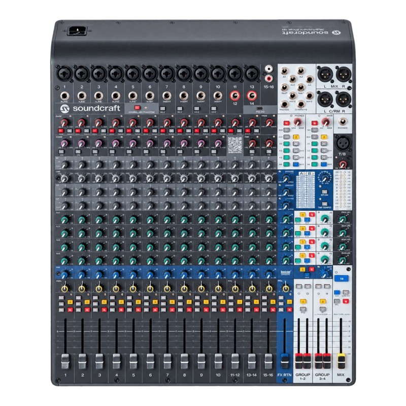 SIGNATURPLUS-16 Soundcarft Signature Plus 16 Mesa de Mezclas Analógica 16 canales