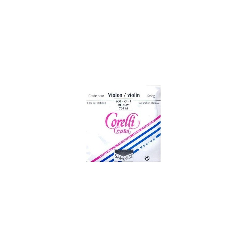 Cuerda Violín 4ª  Savarez Corelli Crystal 704-M 4/4 Medium