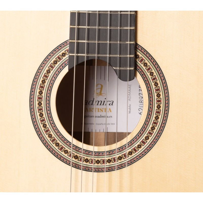 ADMAAE Admira Artista Guitarra Clásica Serie Conservatorio Abeto-Ébano