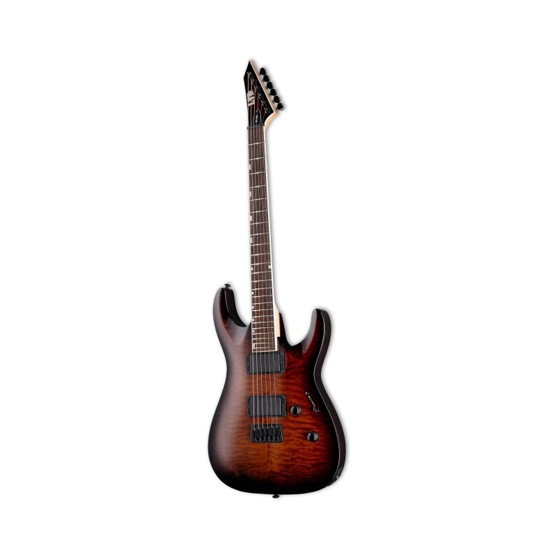 9610015E36039 ESP LTD MH-200HT QM Guitarra Eléctrica Dark Brown Sunburst