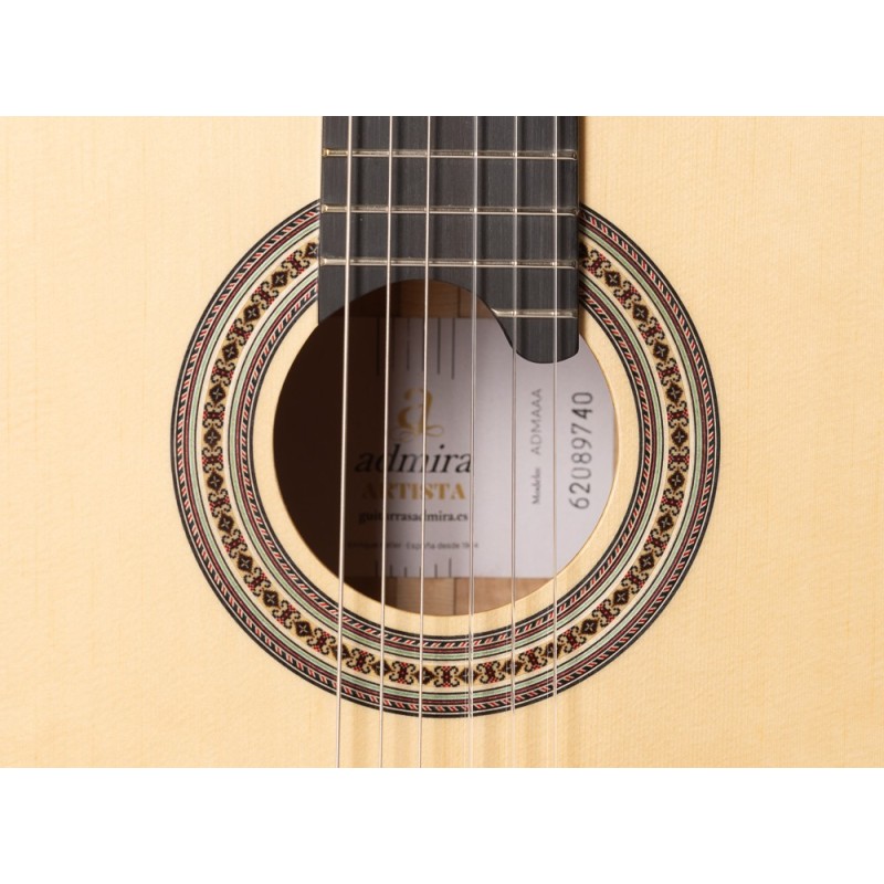 ADMAAA Admira Artista Guitarra Clásica Serie Conservatorio Abeto-Arce