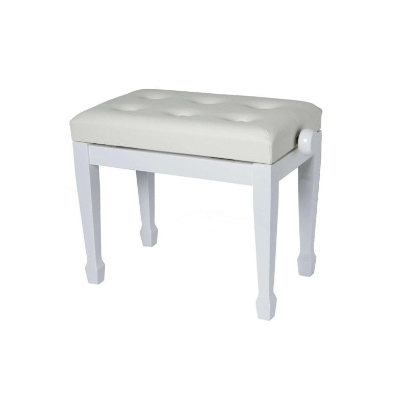 B-PB-09M-BS04 PROBENCH Banqueta Piano Regulable Blanco Mate