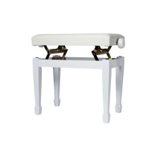 B-PB-09M-BS04 PROBENCH Banqueta Piano Regulable Blanco Mate