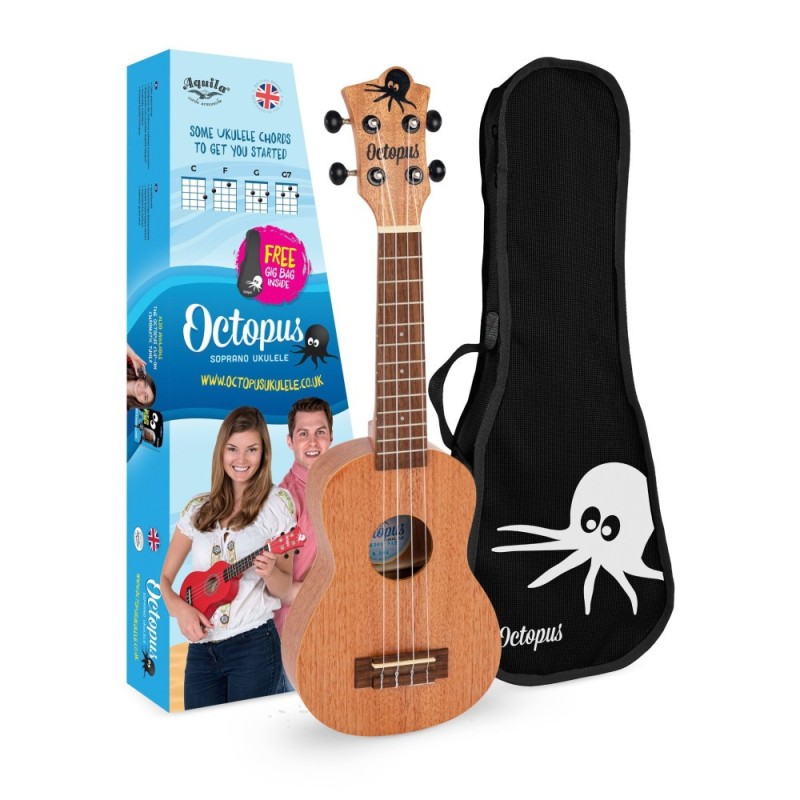5307958 Ukelele Soprano Octopus UK-205NAT Natural