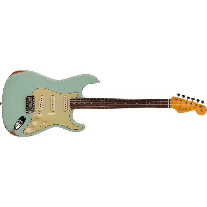 9236081224 Fender Custom Shop 62S Stratocaster Daphne Blue Guitarra Eléctrica