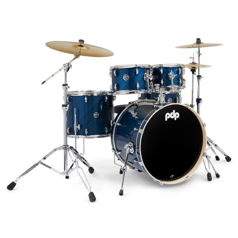 PDMA2215KTTB PDP by DW PDMA2215KTTB MainStage Twisted Blue Steel + Set de platos Paiste