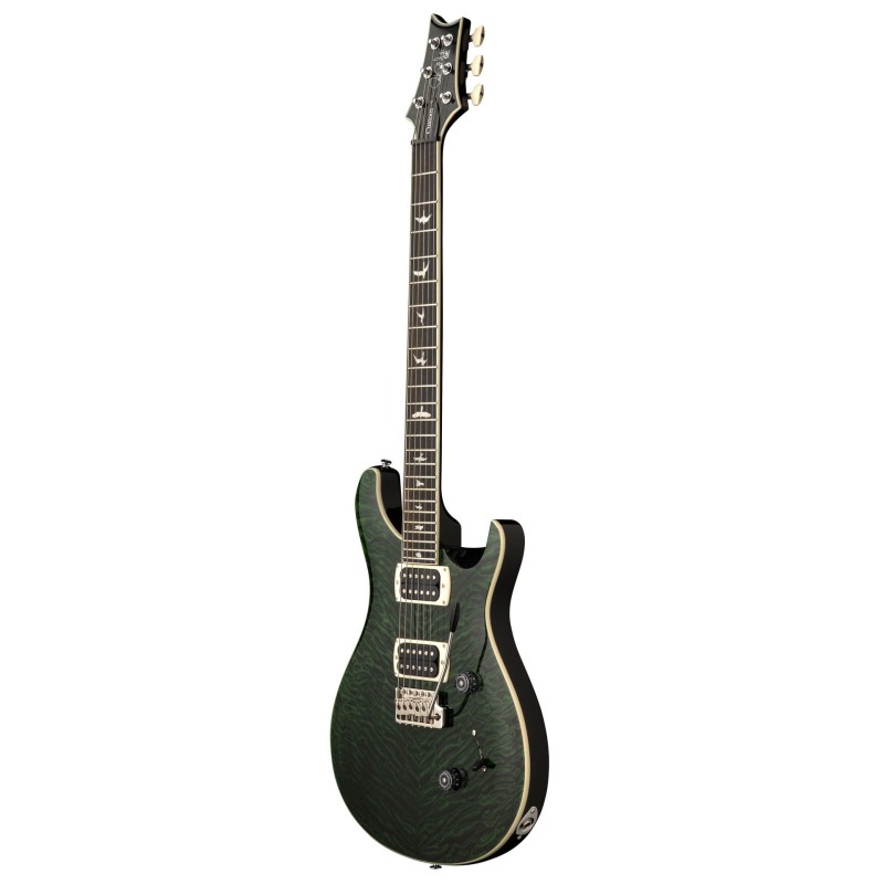 ADAG-738345 PRS SE Custom 24 Quilt Teal Black Guitarra Eléctrica