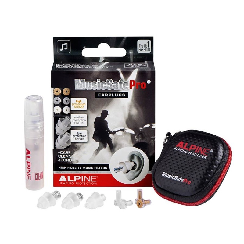 KELL-ALP-MSP-TR Alpine ALP-MSP-TR Protector oídos MusicSafe Pro Transparentes