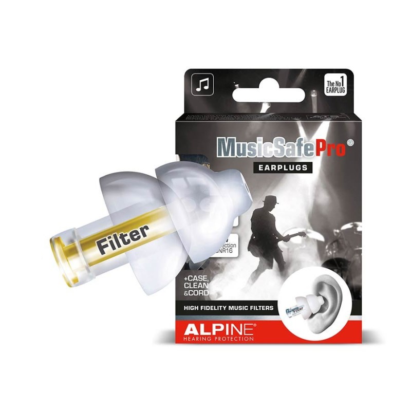 KELL-ALP-MSP-TR Alpine ALP-MSP-TR Protector oídos MusicSafe Pro Transparentes