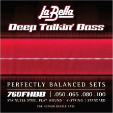760FHBB La Bella 760FHBB Hofner Beatle Bass (50-100)